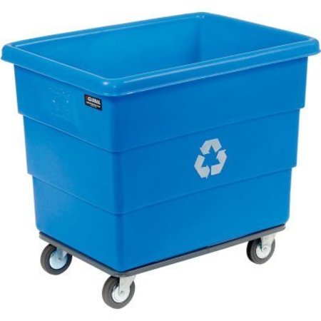 CR DANIELS  DANDUX Dandux Recycling Cube Truck For Multiple Recyclables, 18 Bushel, Blue 51-116018U-5RYC
